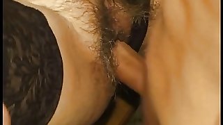 Granny in Stockings Fucks