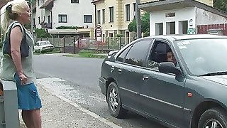 Raunchy rural granny creamed